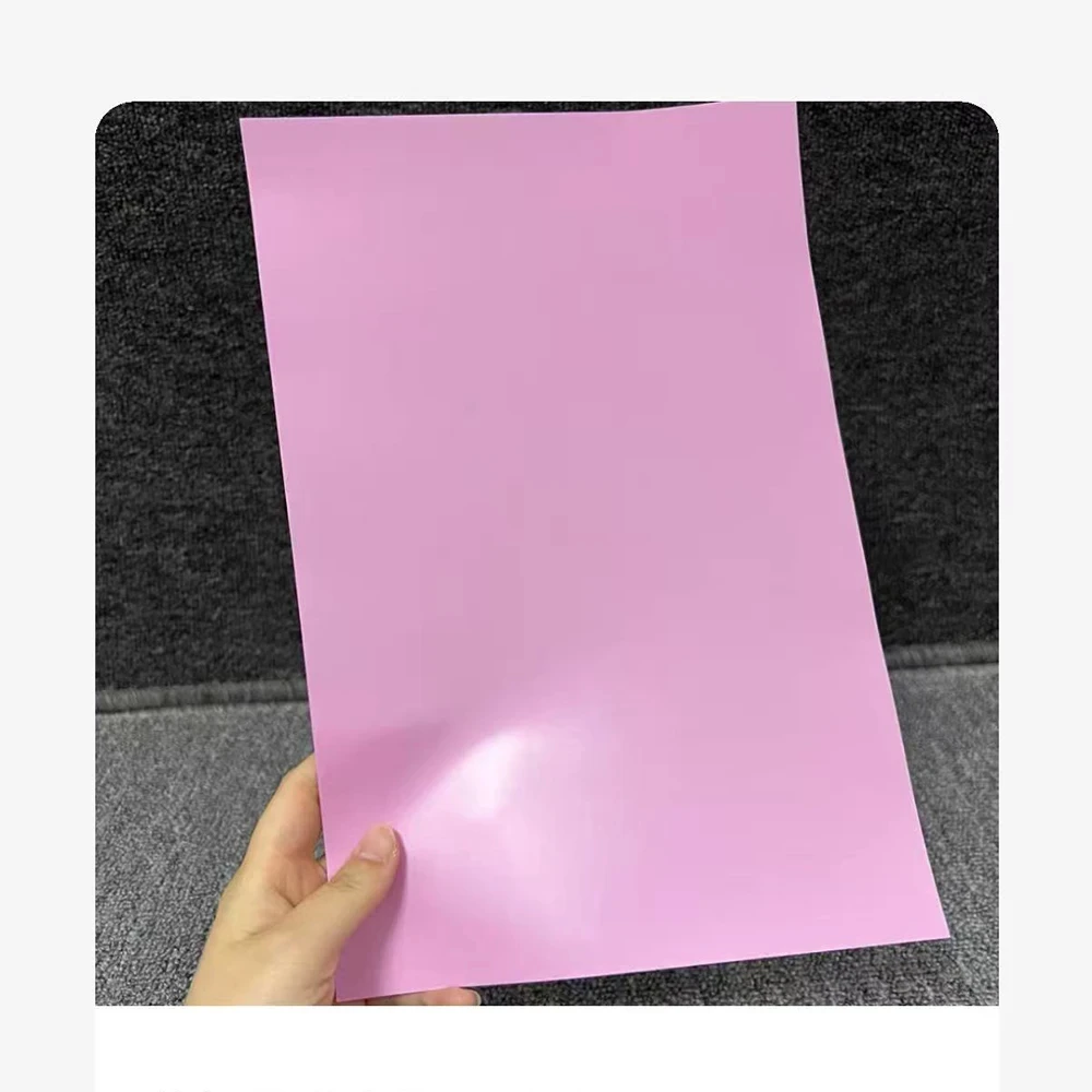 FONLYU 50pcs A4 Heat Shrink Film Full Cover Wrapped for iPhone 17 Pro Max Vacuum Envelope Machine Color Changing DIY Pink