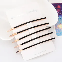 EASYA New Alloy Hairpin Headwear Simple Multicolor Hair Clips Set Wholesale 5pcs