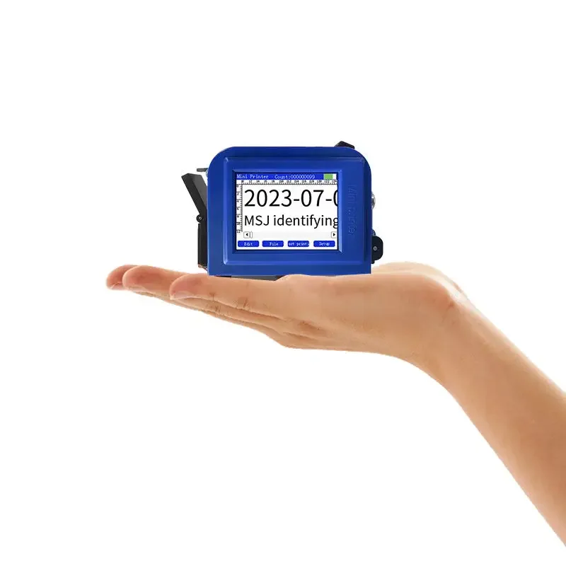 MASIJET High Definition Mini Inkjet Printer Fully Automatic Handheld Card Printer for Label Coding and Price Encoding