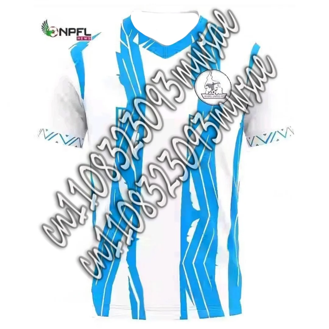 

Футбольная форма Rivers United (домашняя), Премьер-лига Нигерии, 25-26, быстросохнущая, для мужчин и детей