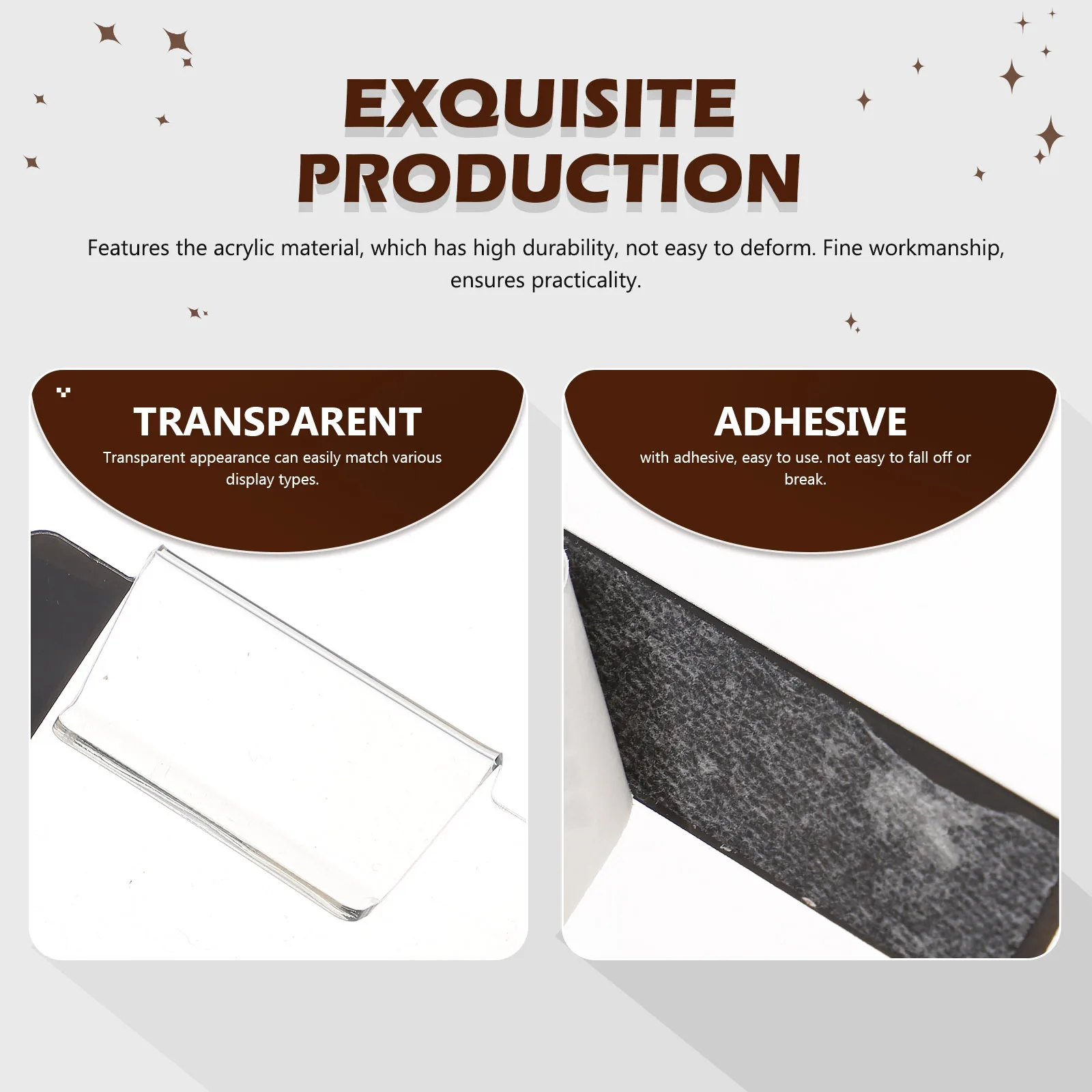 

2pcs Phone Holder Set Transparent Memo Board For Monitor Computer Household Message Organizer Convenient Mount