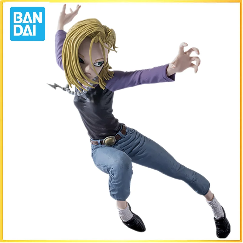 

In stock Bandai BANPRESTO Dragon Ball Z Android 18 Lazuli PVC Action Figures Original DBZ Figurine Model Toys Gift