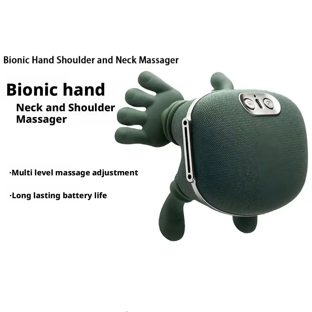 

Умный массажер для домашнего использования с имитацией ручного массажа, многофункциональный, перезаряжаемый, для шеи, плеч и трапециевидных мышц