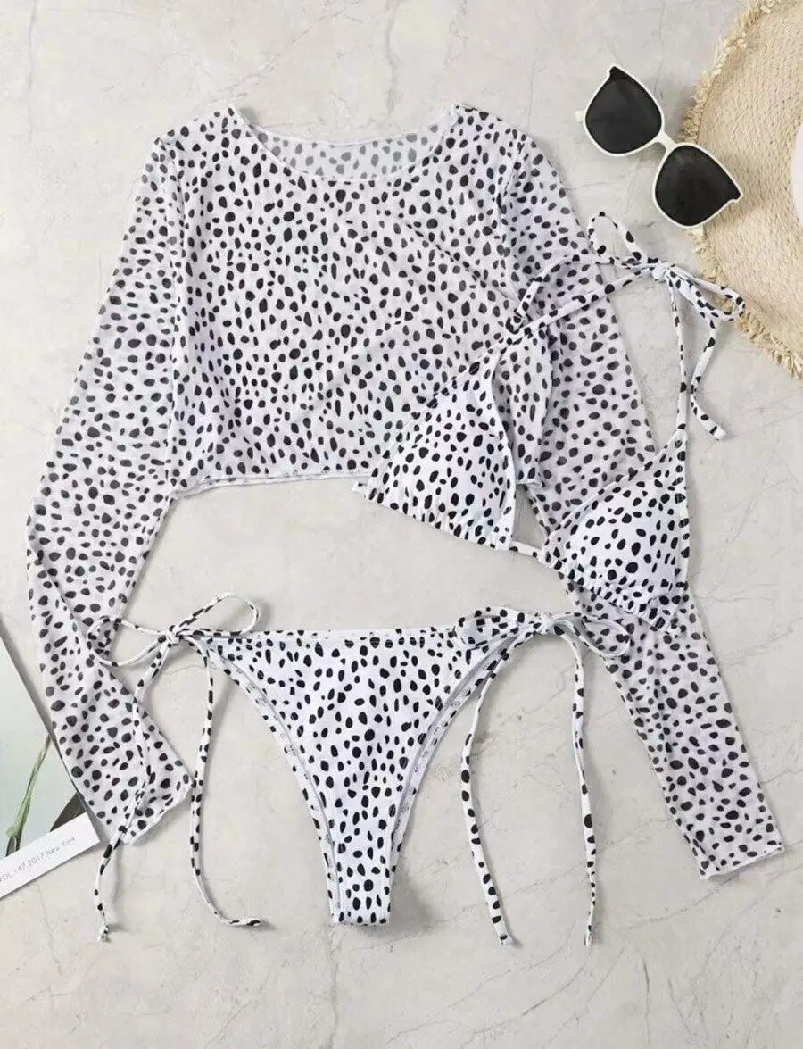 Leopard Halter Triangle Bikini 2026 Women & Tops Swimwear Female String Swimsuit Beachwear Bathing Swimming Swim Suit Beachwear