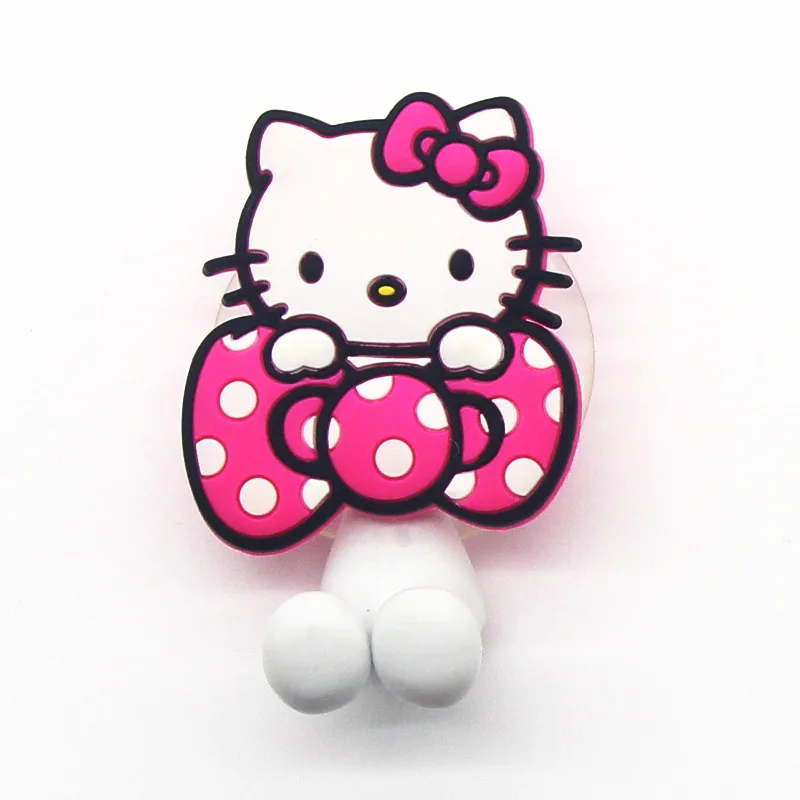 Porte-brosse à dents Sanurgente pour enfants, Hello Kitty Melody Toys, figurine d'anime, étagère murale de dessin animé pour la cuisine, décoration d'intérieur