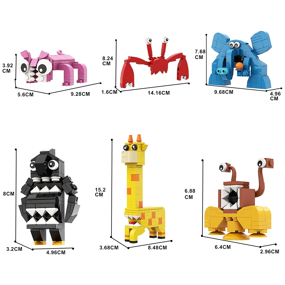 Garden Of Banban Game Character Building Blocks Cartoon Anime DIY Educational Decorative Bricks Model for Kid Birthday Gifts