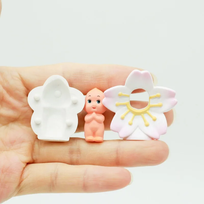 Japan Kewpie Cross-dressing Doll Blind Box Toys Lucky Cat Fuji Mountain Cherry Blossom Collection Ornaments Kids Gifts