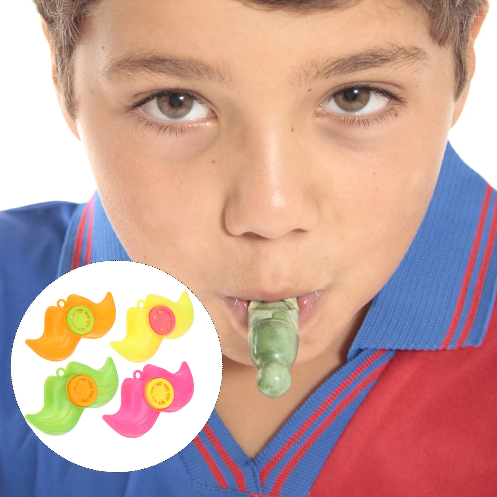 

50pcs Whistle Toys Plastic Kids Birthday Party Favors Noisemakers School Prizes Holiday Fillers Christmas Giveaways