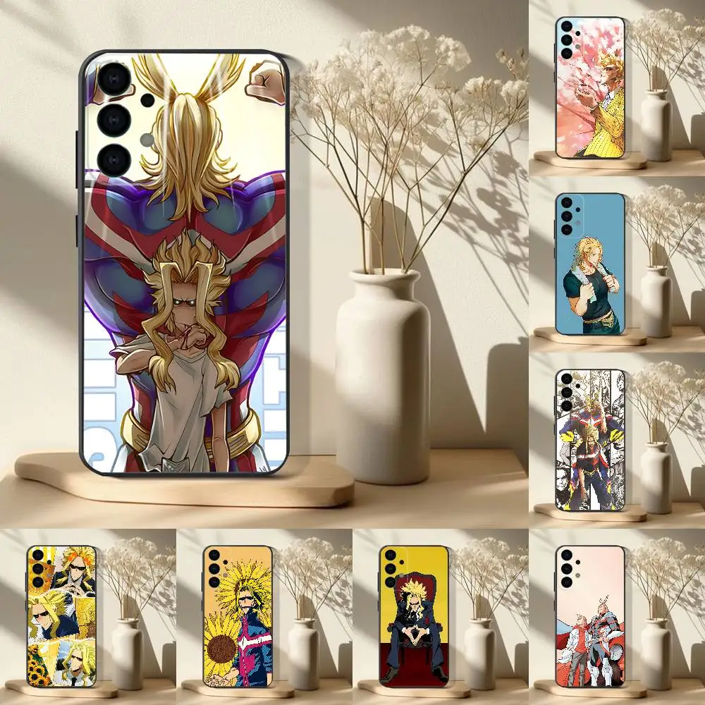 

Toshinori Yagi MHA All Might Phone Case For Samsung S 25,24,23,22,30,21,10,9,Ultra,Plus,Lite,FE,4,5G Black Soft Case