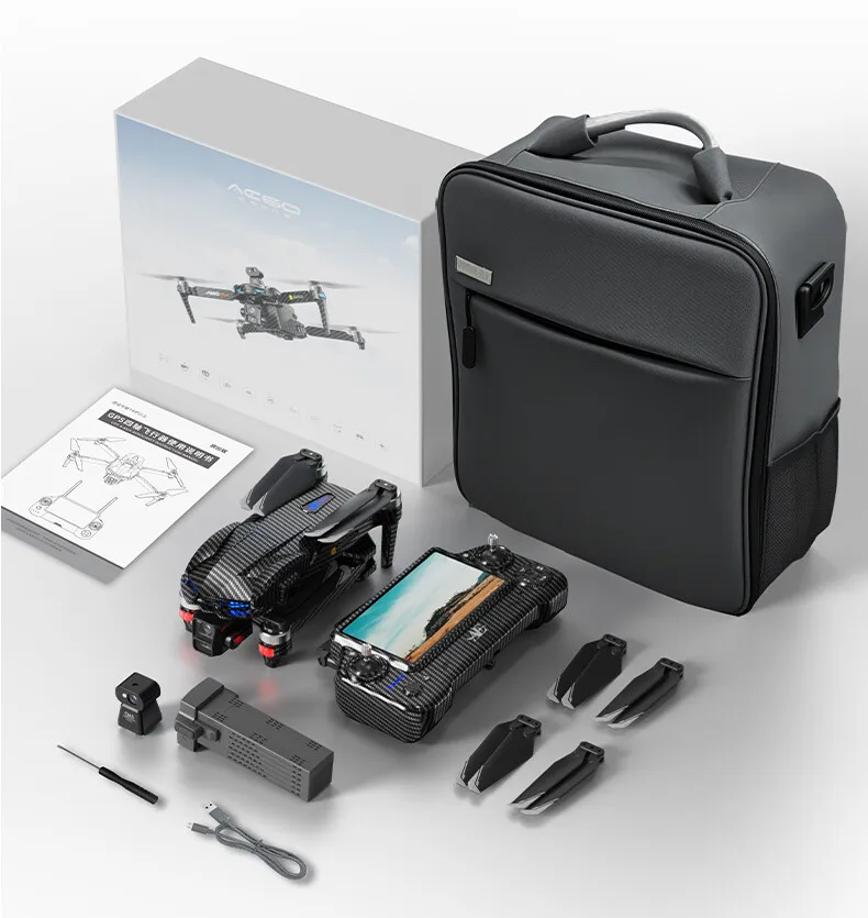 Drone Gimbal 3 Axis - AERC AE60 Ultra Professionelle Drohne GPS
