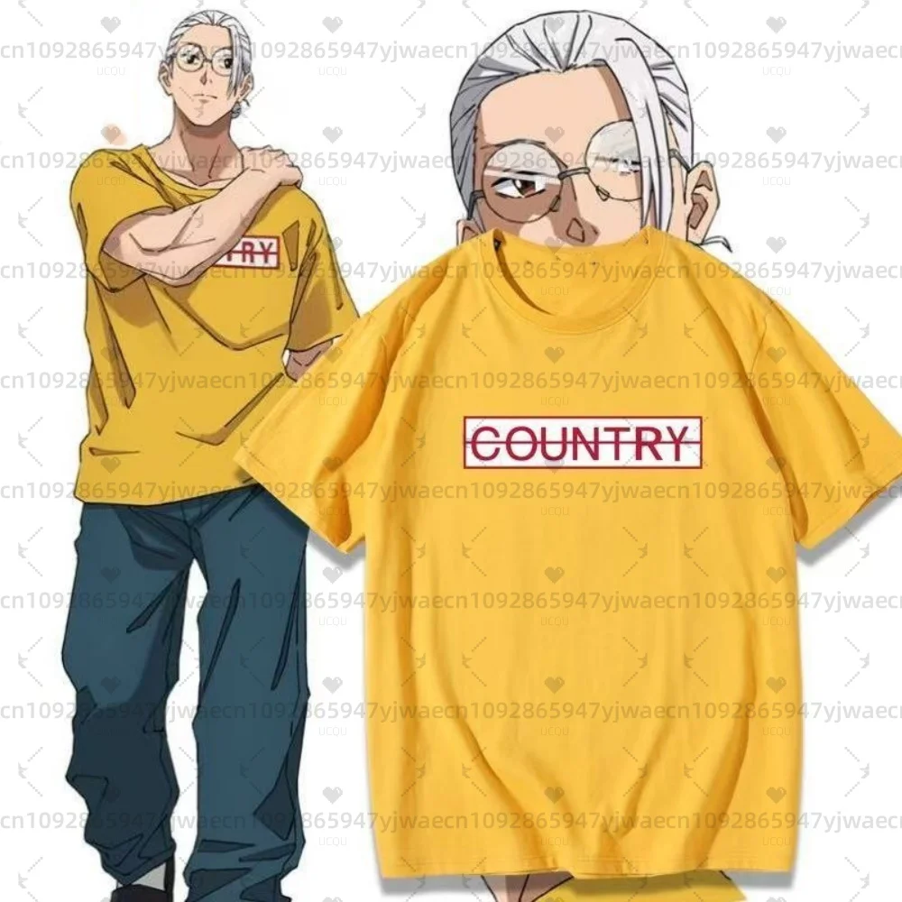 Men Cosplay Anime Sakamoto Days T Shirts Cos Costume Sakamoto Tarou T-Shirt Oversized Short Sleeve Retro Tops Men Women Tees