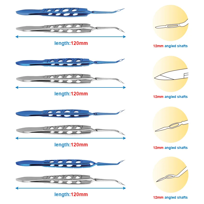 120mm Akahoshi Phaco Prechopper Stainless/Titanium Alloy Autoclavable Ophthalmic Surgery Instrument