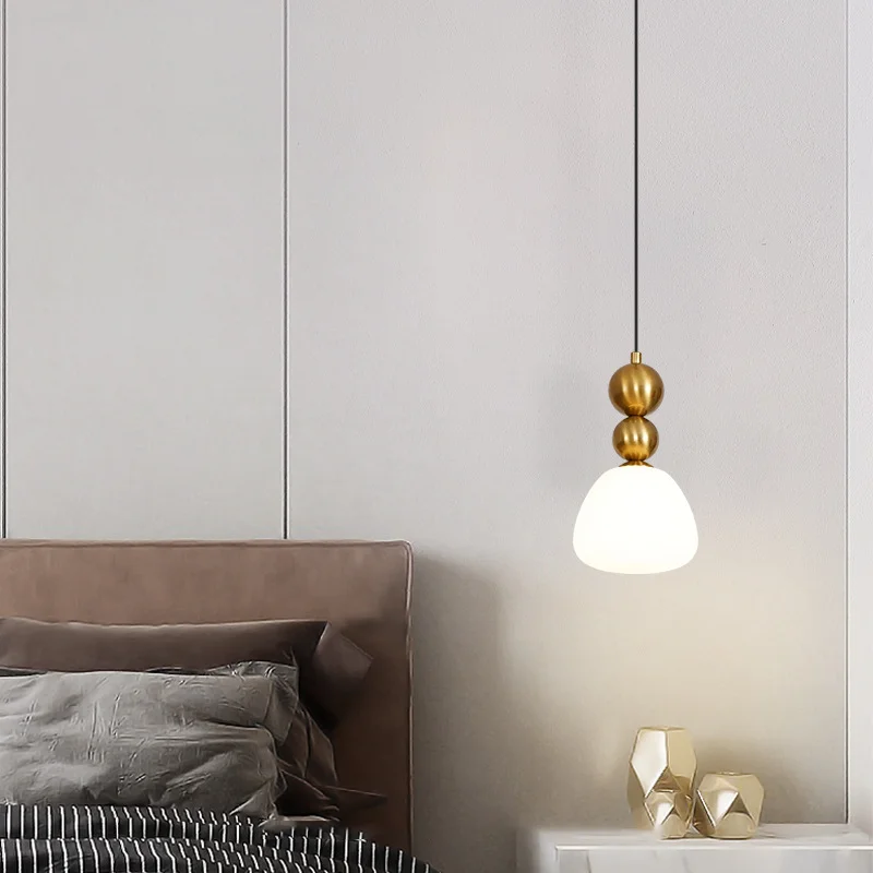 Einfache Moderne Dekoration Schlafzimmer Kronleuchter Nachttisch Lampe Wohnzimmer Esszimmer Lampe Bar Kreative Einzel Kronleuchter