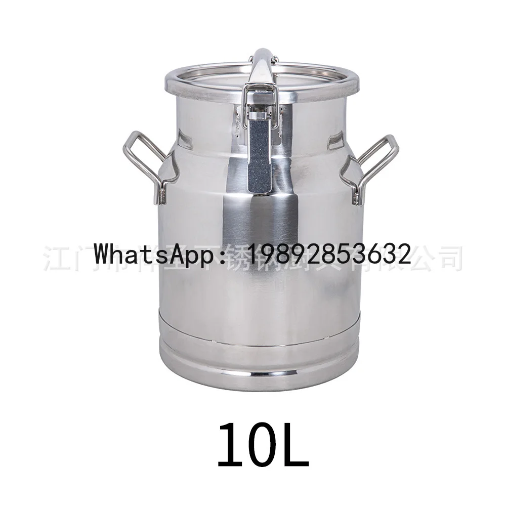 

Герметичное ведро из нержавеющей стали PYJ 304, утолщенное, для транспортировки молока — 5 шт.