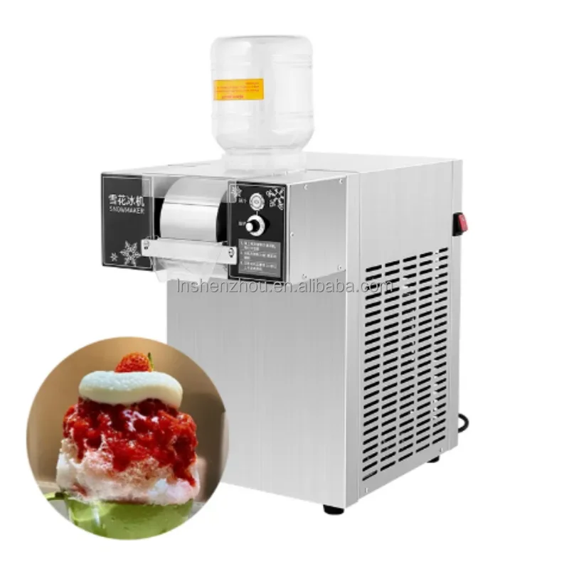 Korean Snowflake Ice Machine Shaved Snow Maker Cream Kakigori Mesin Es Shaver 220V air Cooling