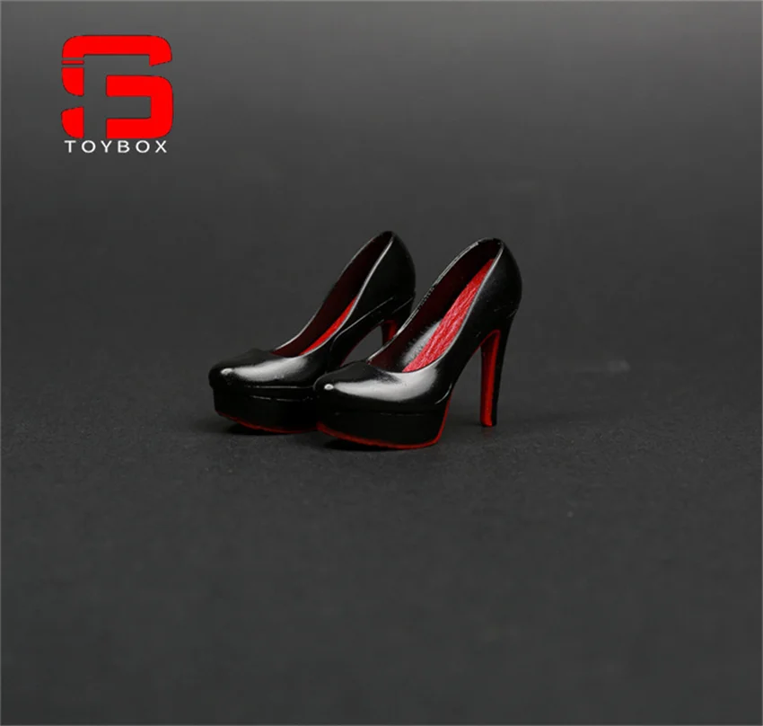 Fashion Girl High Heel Shoes for 1/6 Female Women Simulation Stiletto Court Shoes Model for 12\