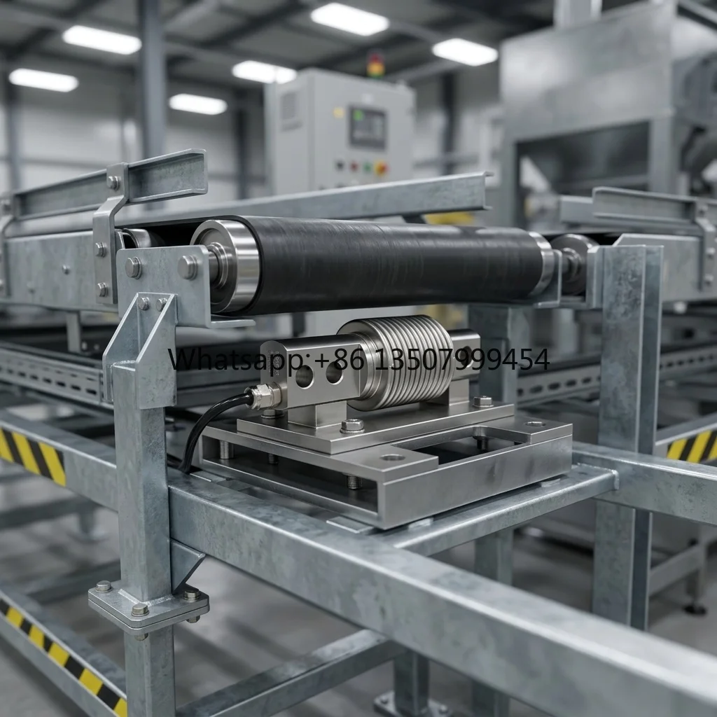 Belt Scale Weight Sensor 100kg Mini Load Cell Sensor Alloy Steel 150% Overload for Belt Conveyor Scale