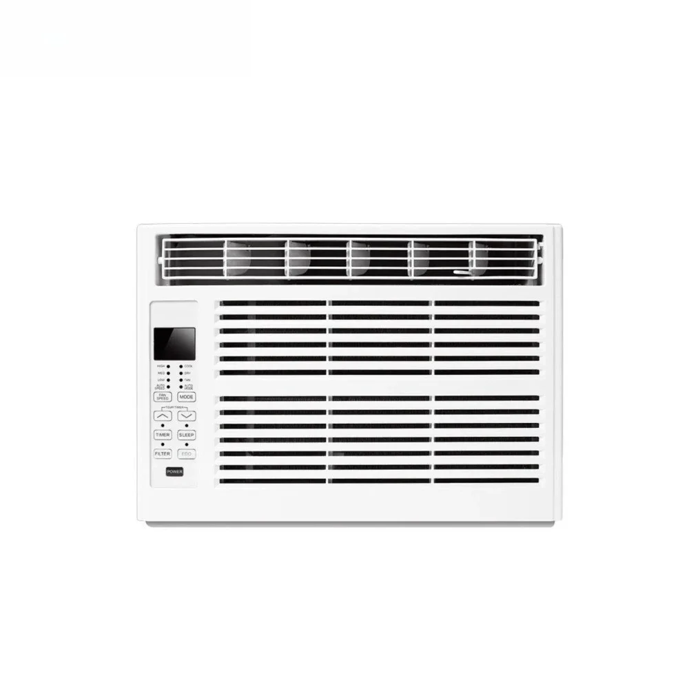 Electronic Window Air Conditioner 5000 BTU, White, Efficient Cooling For Smaller Areas Like Bedrooms And Guest Rooms