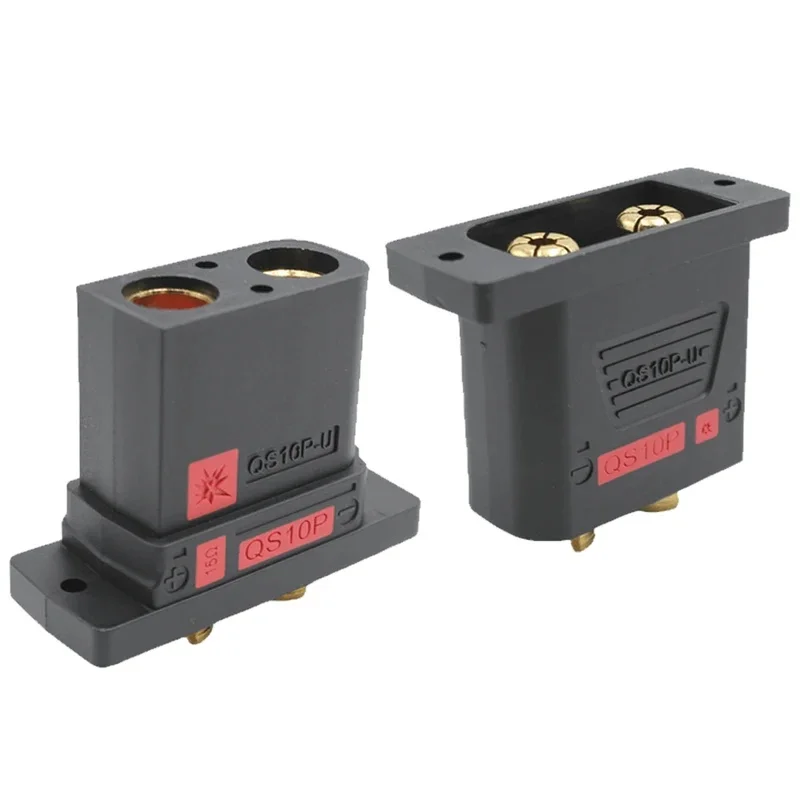 1/3/5 Pairs QS10P-U Anti Spark Plug 210A Large Current Charging Connector Fixed Type Lock Adapter FR RC Electric Bicycle Battery