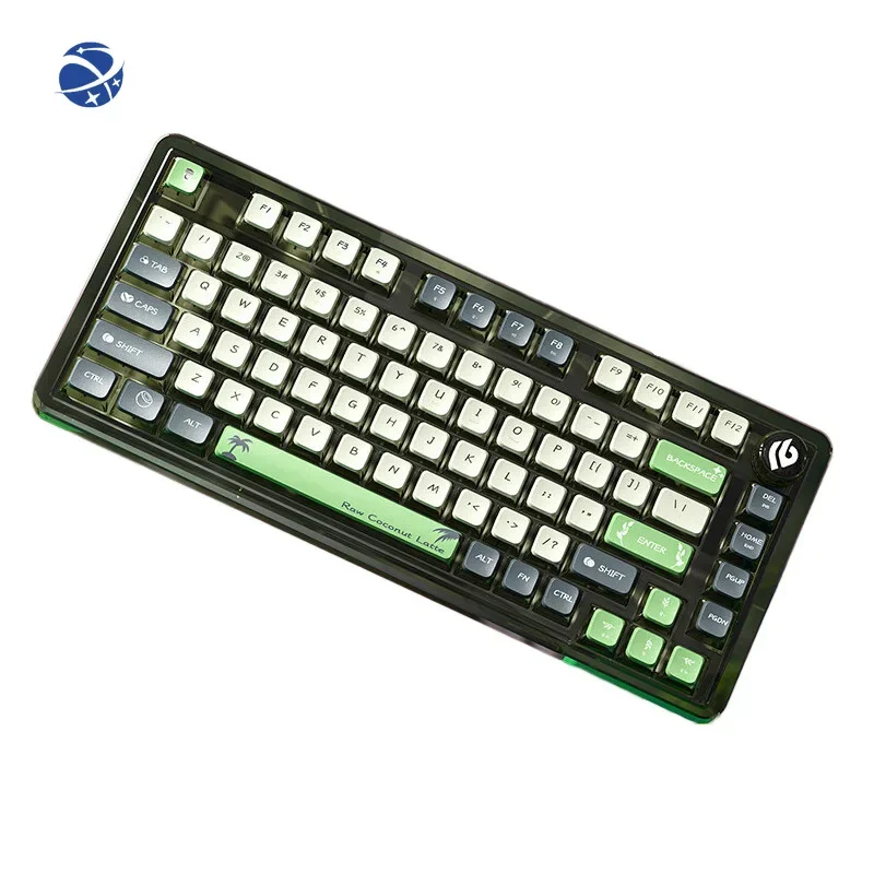 81 Keys 3 Mode Blue Tooth 2.4G Wireless Wired PBT RGB Mechanical Switch Acrylic Gasket Keyboard