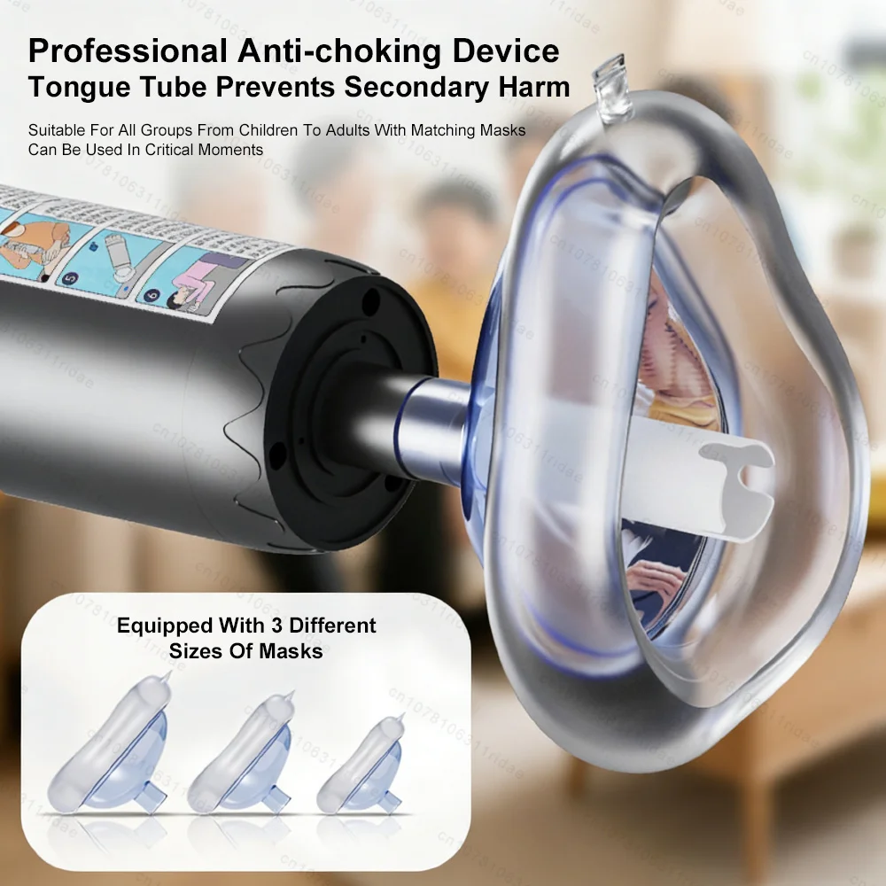 Auto First Aid Choking Rescue Device Travel Home CPR Choking Emergency Device Adult Children Portable Asphyxia Rescue Machine