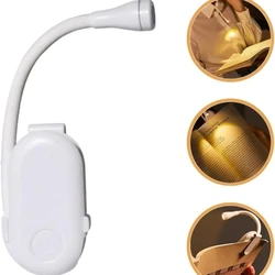 Clip-On Book Light USB Rechargeable LED Reading Lamp Eye Care Mini Desk Light Portable for Students and Bedside Reading
