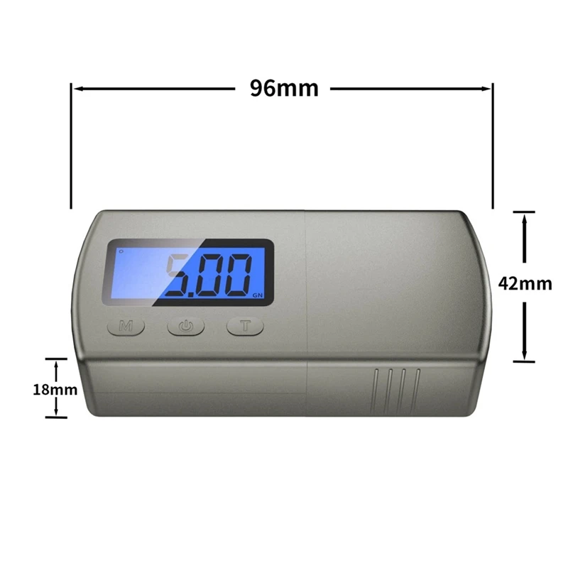 Mini Digital giradischi Stylus Force Gauge retroilluminazione LCD Blue LCD Digital Dynamomter per la lettura della cartuccia Phono del braccio