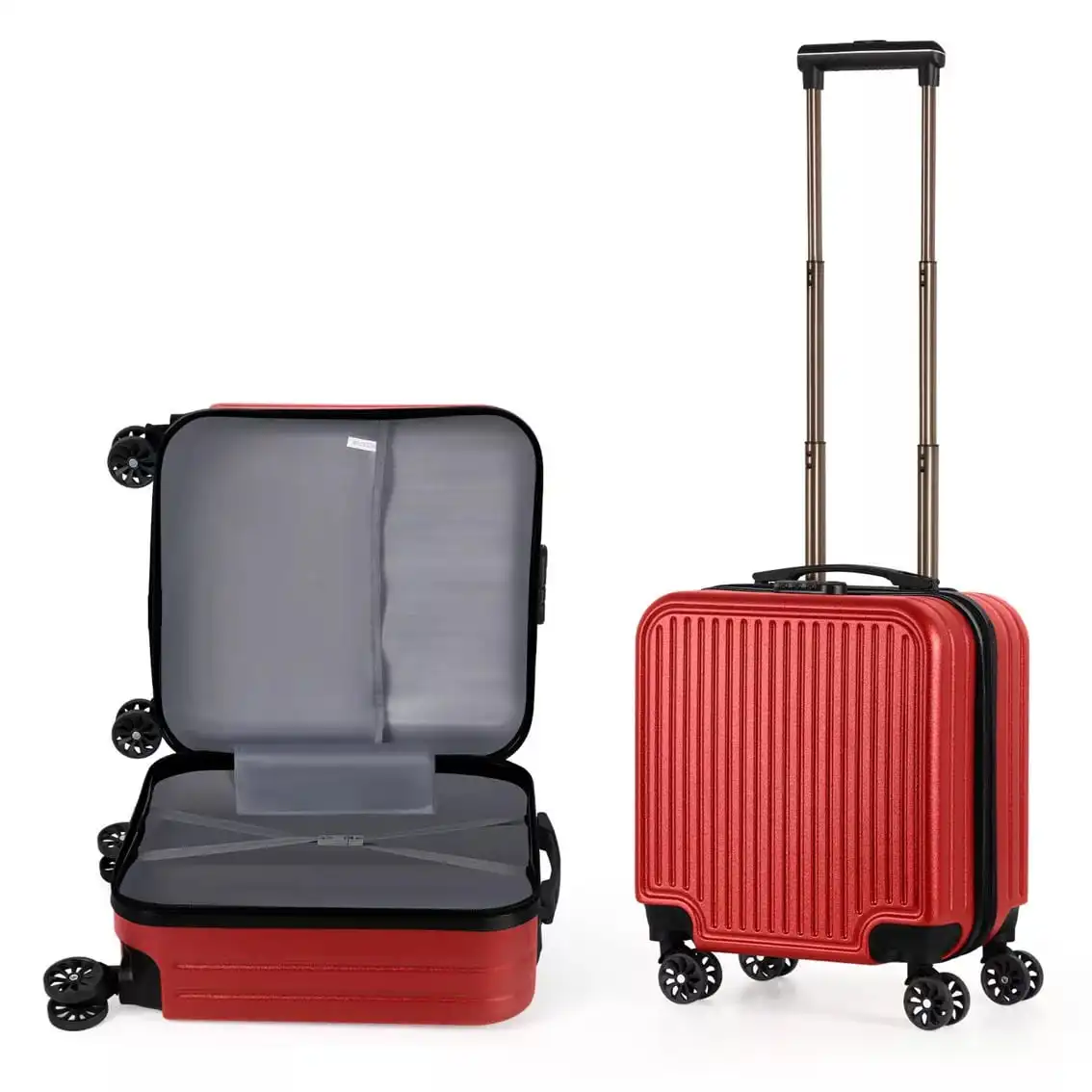 18-Inch Lightweight Airline Approved Hard Shell Luggage | Spacious Travel Essential Luggage Case Trolley Suitcase Spinner Suitcase Travel Luggage Travel Suitcase Hardshell Suitcase Suitcase Luggage Carry-On Suitcase With Wheels Travel Essentials