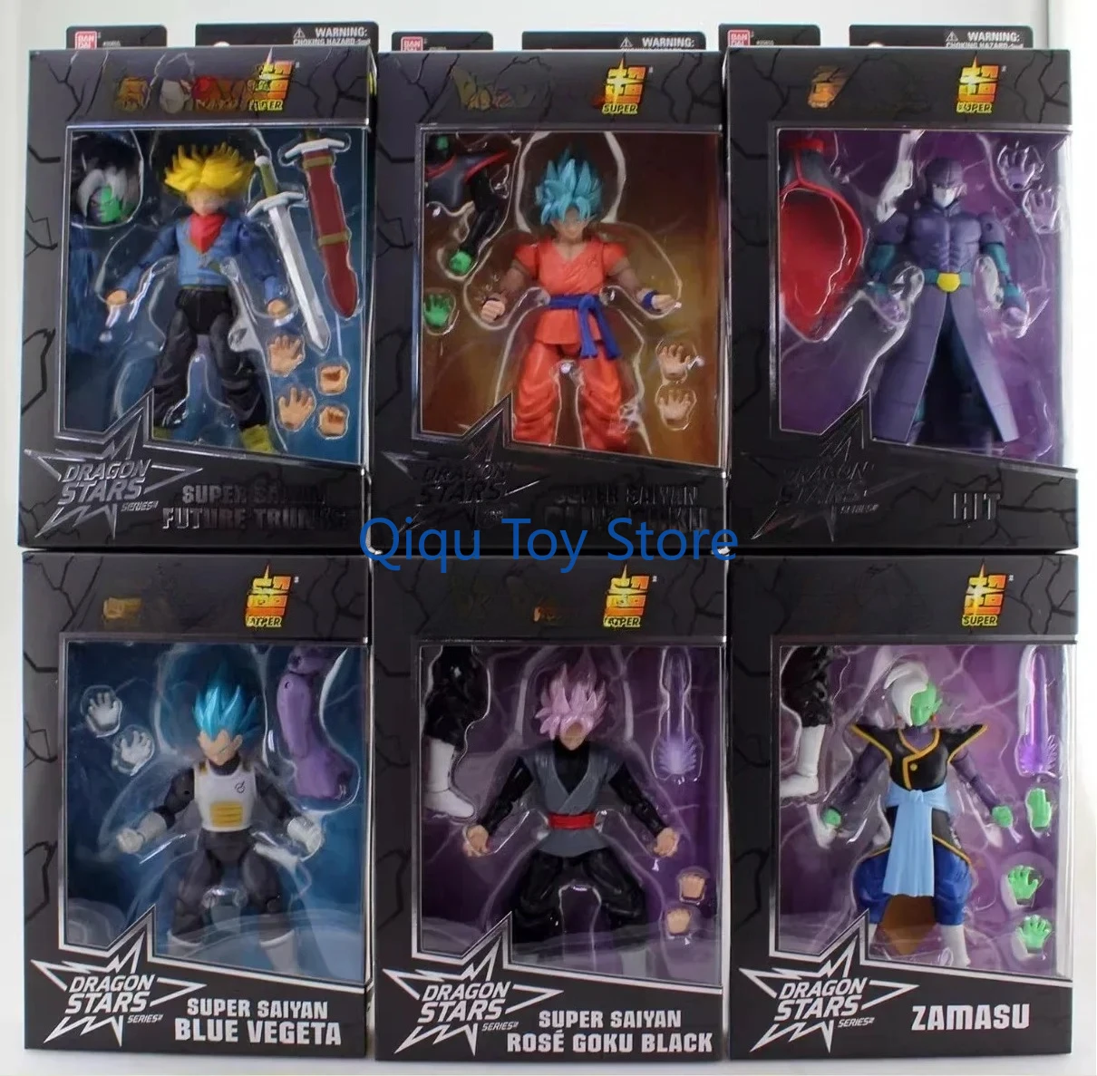 

100% original bandai stars broly vegito blue gogeta majin buu baby 2 goku black yi shinron frieza action figures