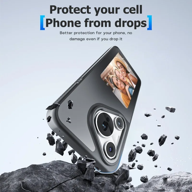 حافظة شاشة NFC لهاتف هواوي P70pro AI Smart DIY حافظات شاشة حبر E فاخرة مخصصة غطاء هاتف محمول فاخر