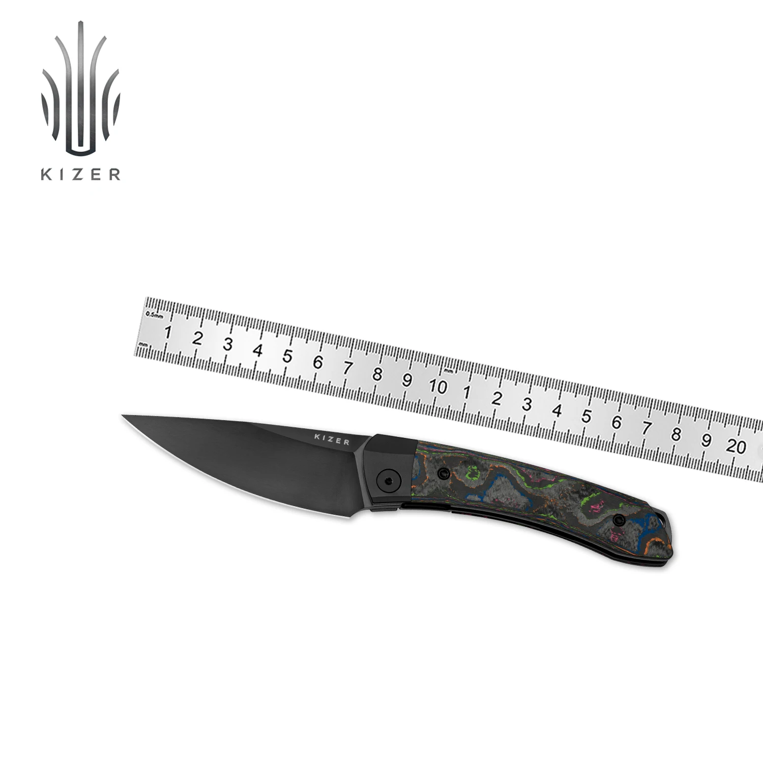 

Kizer Folding Knife Mini MoMo Ki3663A2/Ki3663A3/Ki3663A4 Titanium Handle with S35VN/S90V/M390 Steel Blade Survival Pocket Knives