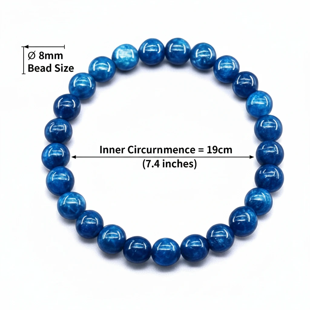 8 مللي متر الأزرق الطبيعي Dumortierite الكوارتز مطرز سوار الرجال النساء مرونة مرونة الأحجار الكريمة شفاء مجوهرات هدية #6