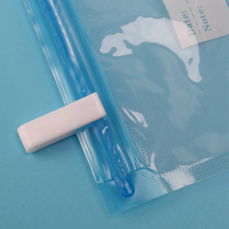 Sous Vide bags 75X เก็บอาหารไฟฟ้านำมาใช้ใหม่ได้, ประหยัดหม้อหุงข้าวพร้อมปั๊มมือ5อันถุงปิดผนึก2ขนาด, คลิป20อัน