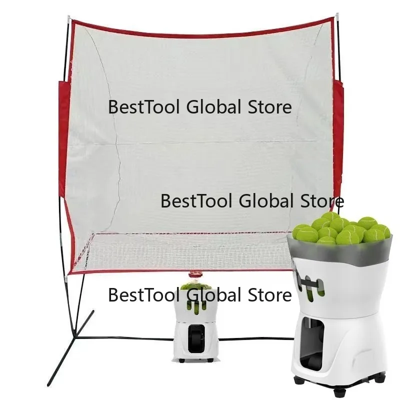 New Arrival Tennis Machine Set Tennis Toss Machine with Auto Return Net Por-e Special for Training Practice Stroke