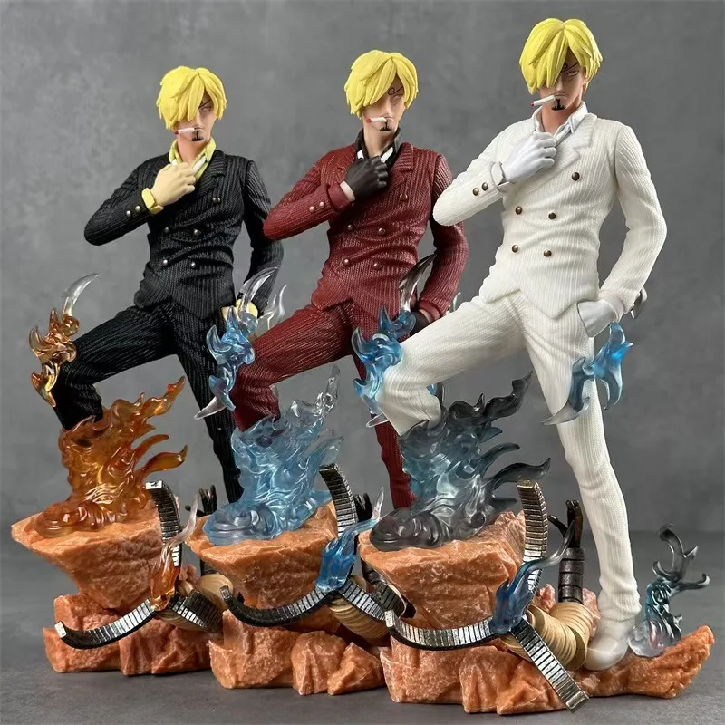 

24cm Anime One Piece Twin Wings Sanji Gk Figures Statue Pvc Figurine Model Doll Decoration Collection Toys Gifts