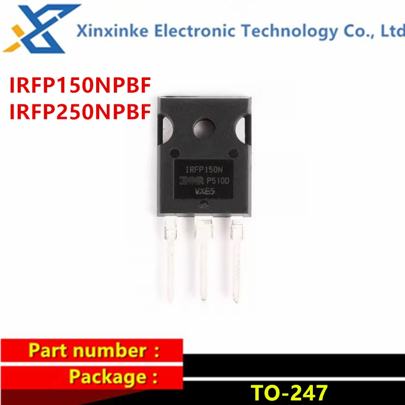 

5PCS IRFP150NPBF IRFP150MPBF IRFP250NPBF IRFP250MPBF IRFP150N TO-247 N-channel 100V 42A 200V 30A MOSFET Field Effect Transistor