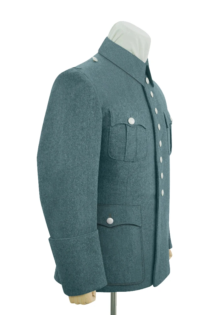 GUWI-B041 WWII German Police M38 General Officer Wool Service Waffenrock Tunic