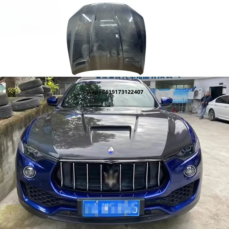 

Levante High Quality Carbon Fiber Engine Hood Engine Bonnet for Levante