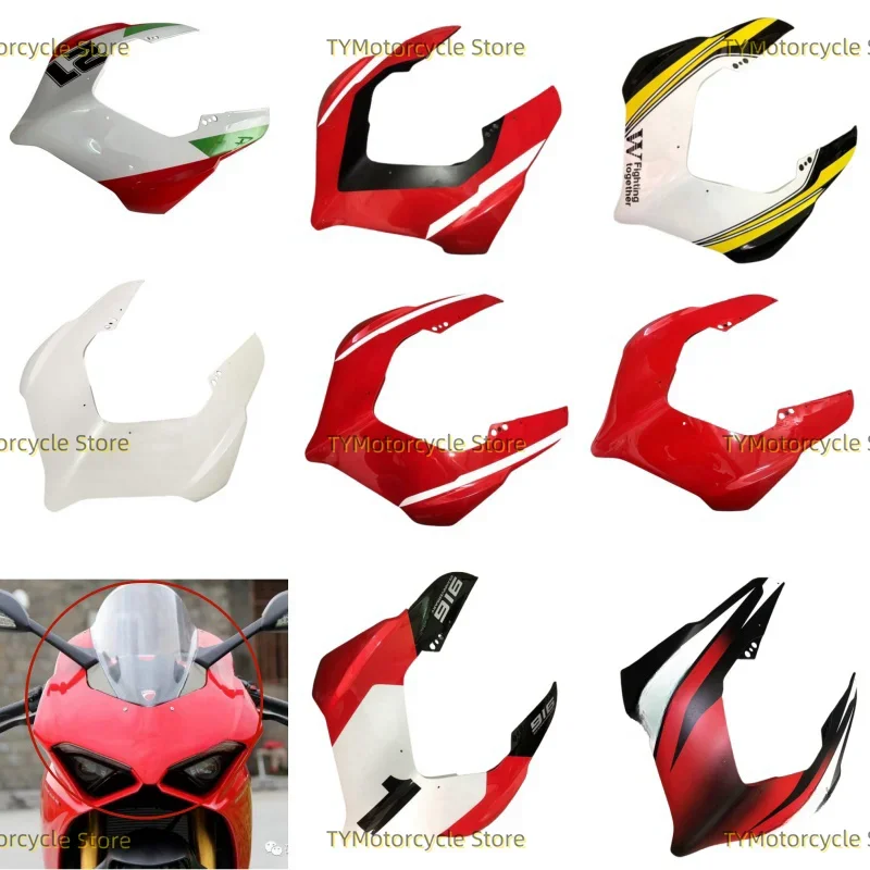 Motorcycles Upper Nose Front Face Headlight Fairing Fit for Ducati Panigale V4 V4S V4R 2017 2018 2019 V2 2020 2021 2022