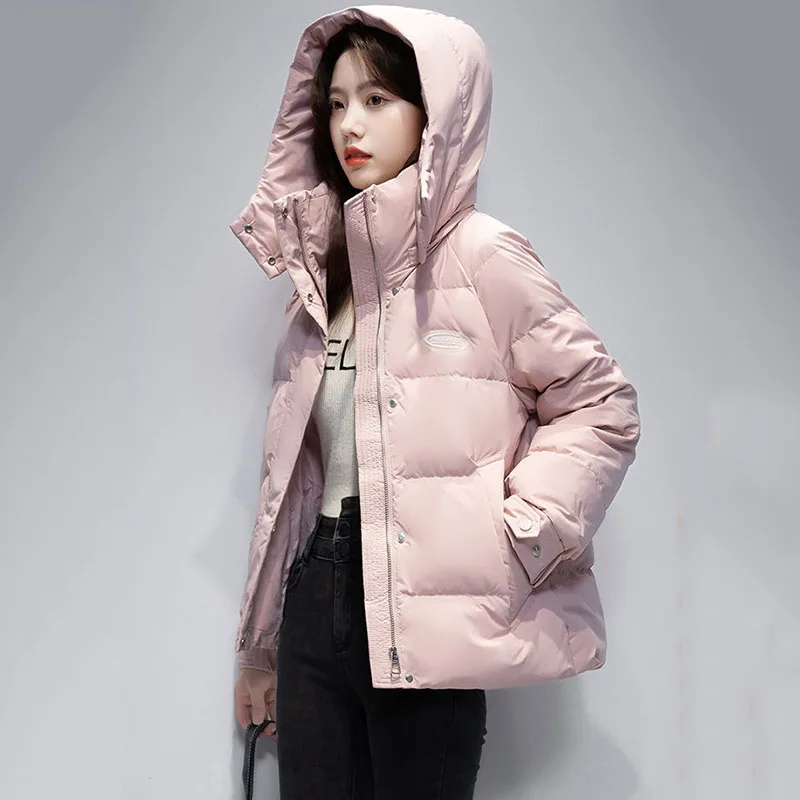 Nuovo inverno caldo piumino di cotone femminile staccabile con cappuccio Parker capispalla allentato freddo imbottito giacche donna vestiti di cotone coreano