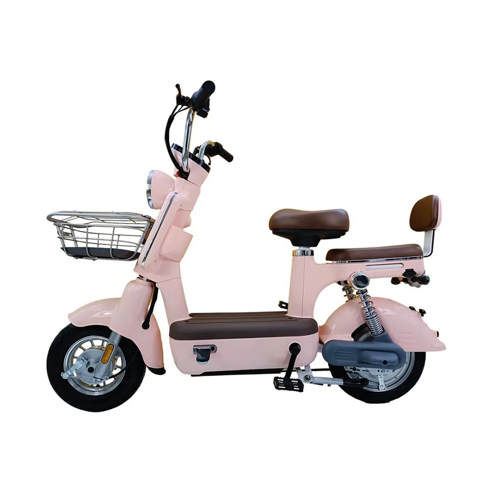 

Wholesale 400W 48V Electric Moped Scooter 14 Inch Long Range Electric Cycle Electric Bike Bicycle for Adults