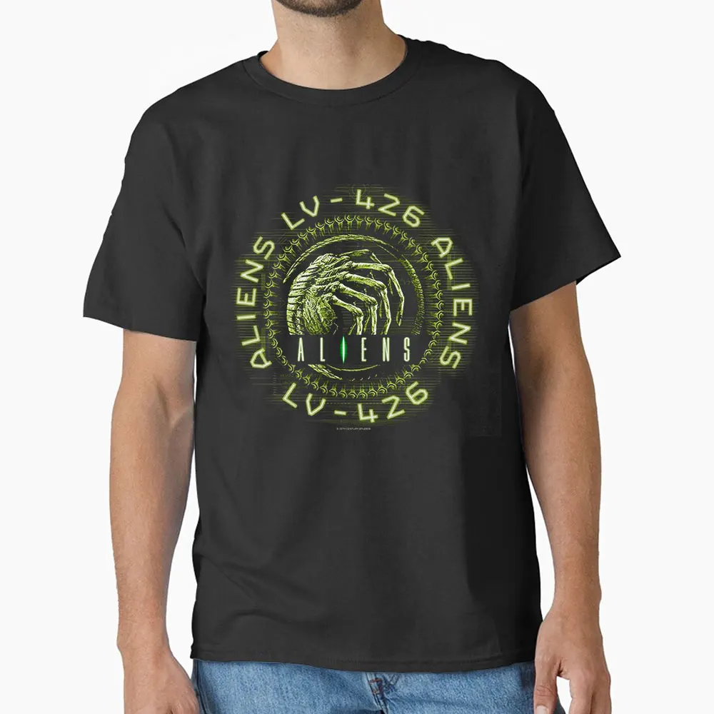 

LV-426 Aliens 1229 Retro Sic fi Alien Gift T-Shirt 80s Horror movie Space Monster Xenomorph Graphic clothes All size Tops S-6XL