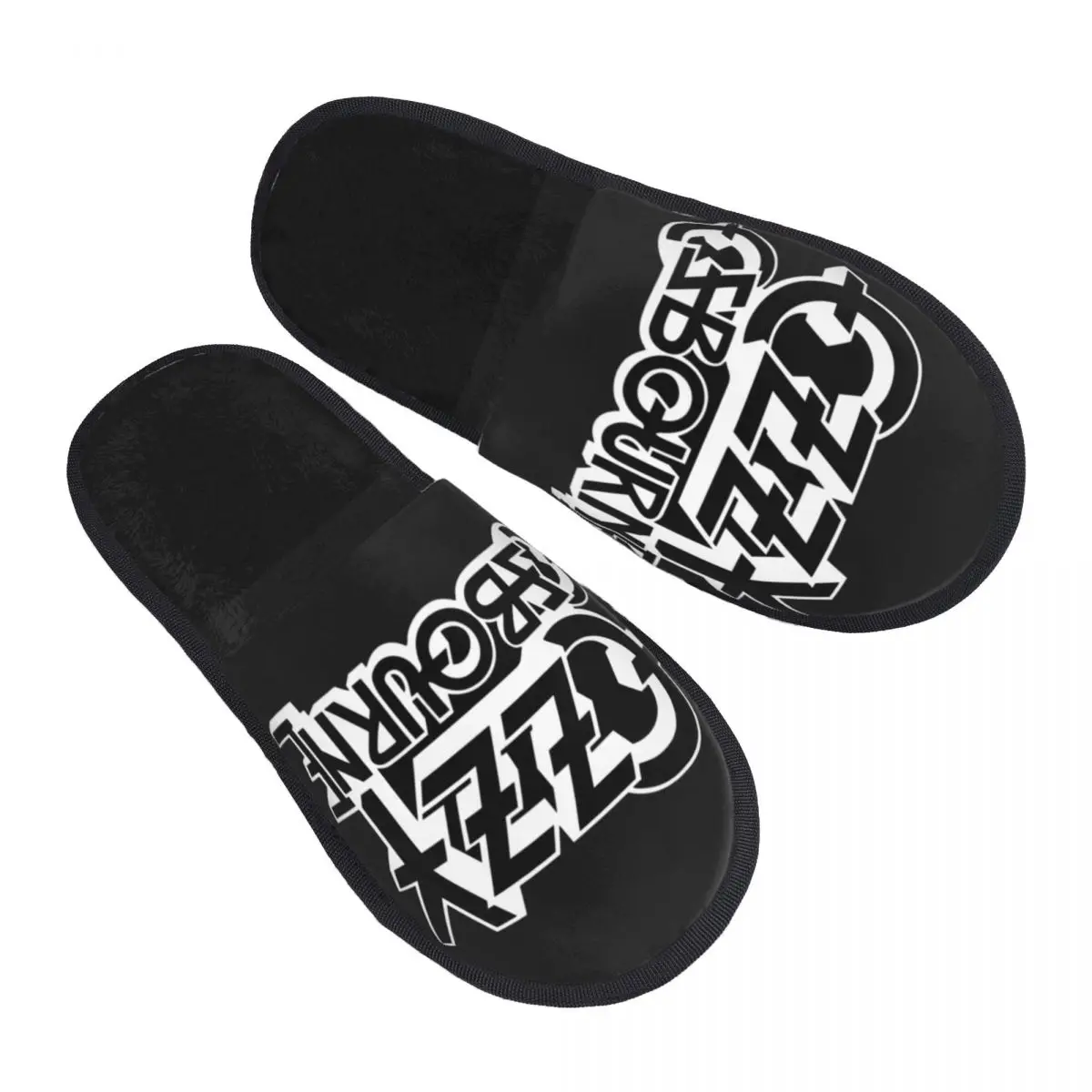 

Heavy Metal Band Rock Ozzy Osbourne House Slippers Women Comfy Memory Foam Prince Of Darkness Slip On Spa Slipper Shoes