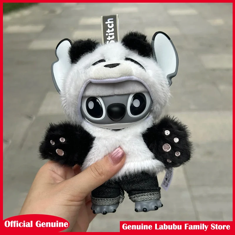 

Оригинальный Disney Stitch Genz Series Panda Limited, плюшевые куклы Peluche, подвески, брелки, украшения, подарок на день рождения, в наличии