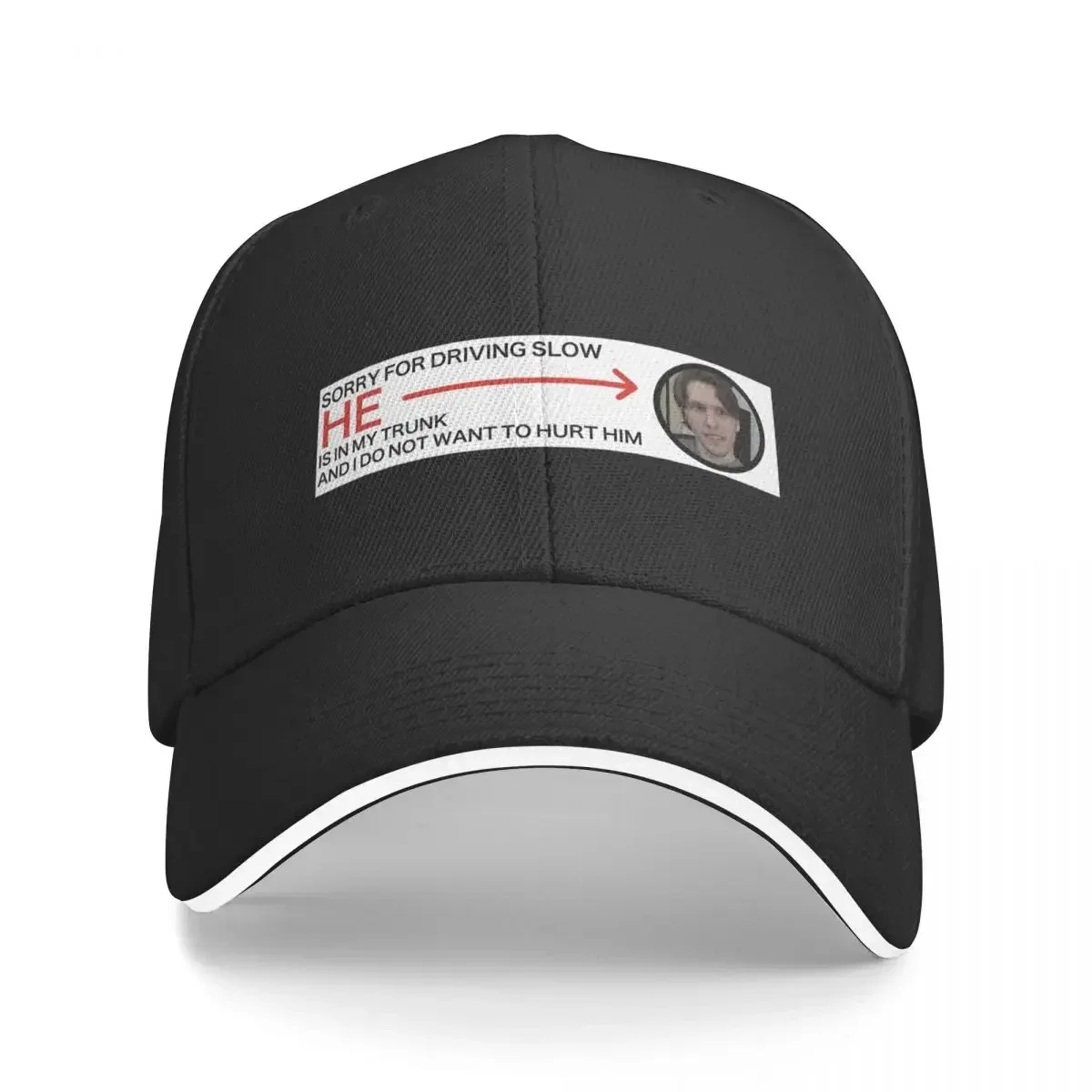 

jerma is in my trunk bumper sticker Baseball Cap Snapback Cap Sunhat Ball Cap Women's Beach Visor Men's