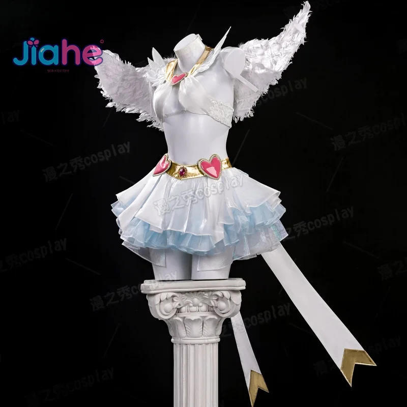 Pantiel Panty Anarchy Anime New Panty Stocking with Garterbelt Cosplay Costume Angel Skirt Wings Halloween for Women Girls Prop view 3