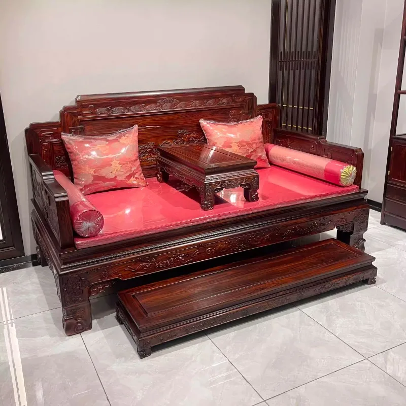 Thickened Large Broad-leaved Dalbergia Rohan Bed