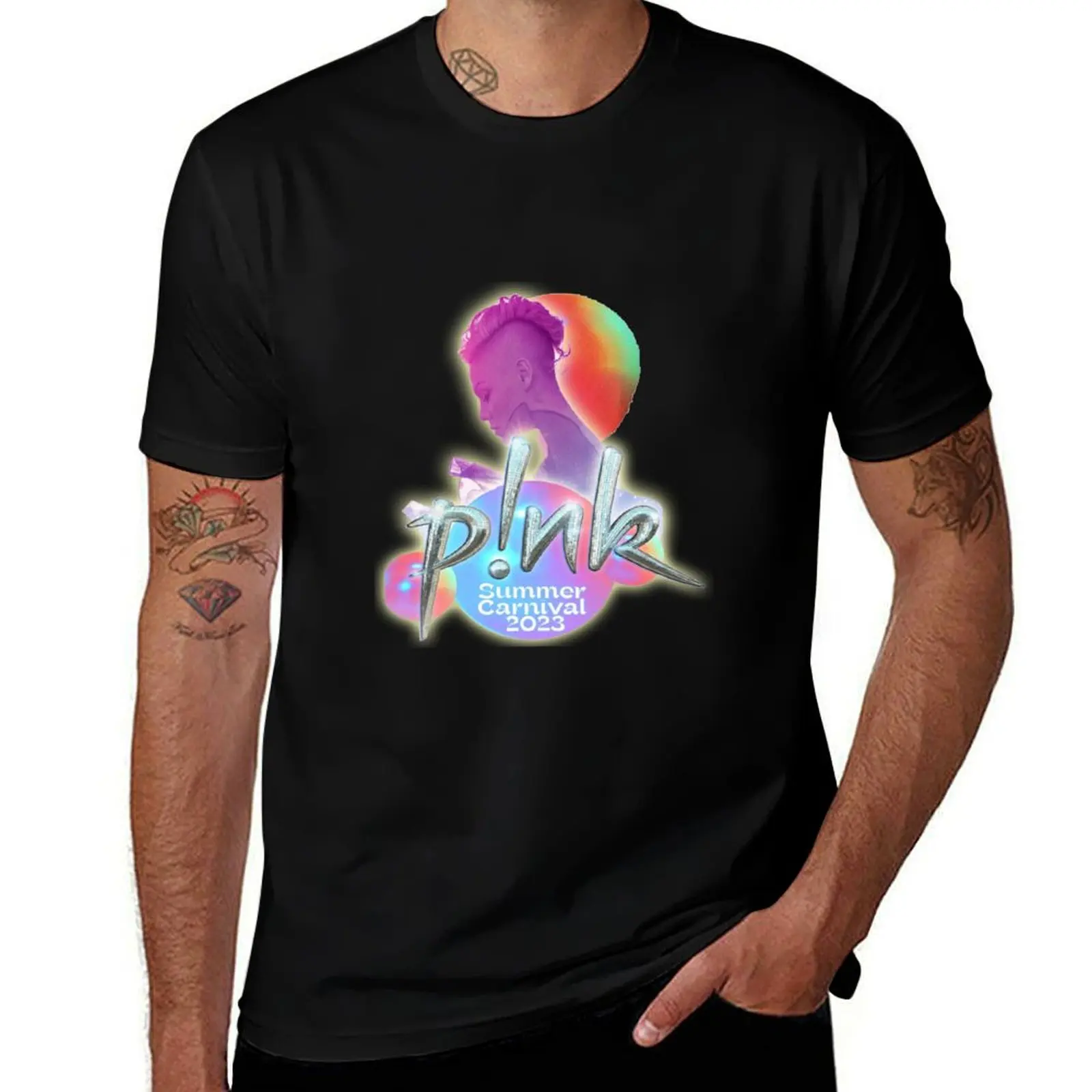 

The Best Cry Bear Ghost Team Pink Beautiful Trauma World Tour 2019 Women Ladies N Roll Summer Carnival 2023 T-Shirt