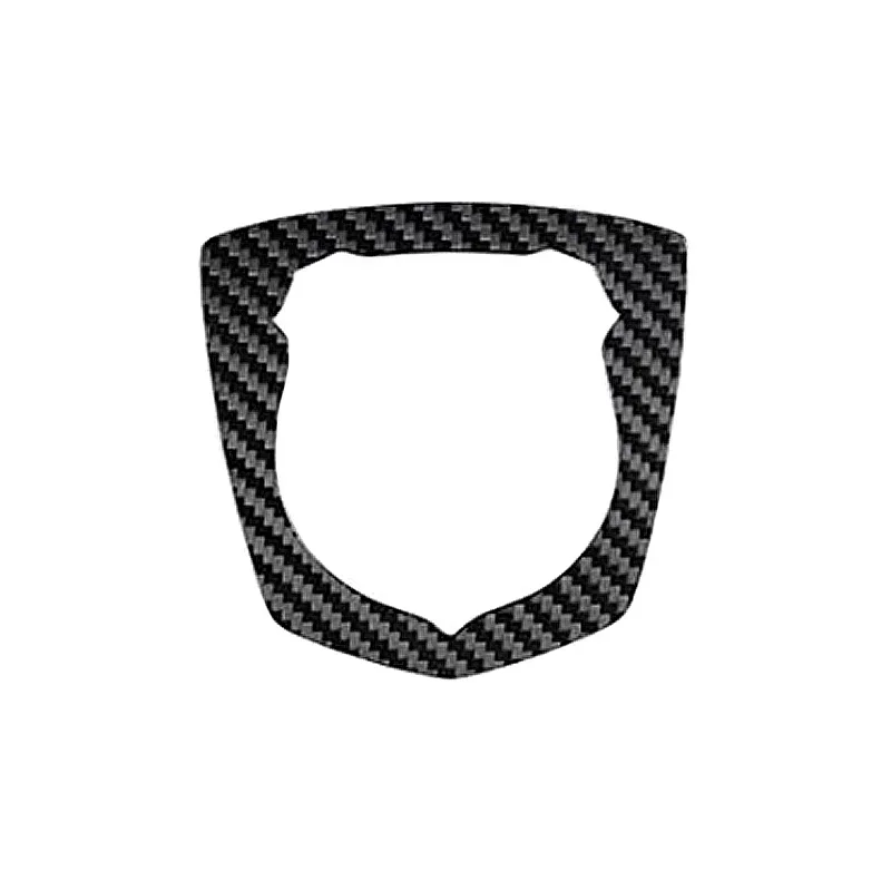 For Fiat 500 For Abarth 595 695 Real Dry Carbon Fiber Badge Logo Surround Decorative Cover Trim 2012-2024 Exterior Accessorie view 3