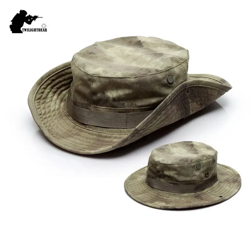 

Outdoor Thicken Camouflage Boonie Hat Top Quality Men Women Tactical Hat Hunting Camping Multicam Hat AF056